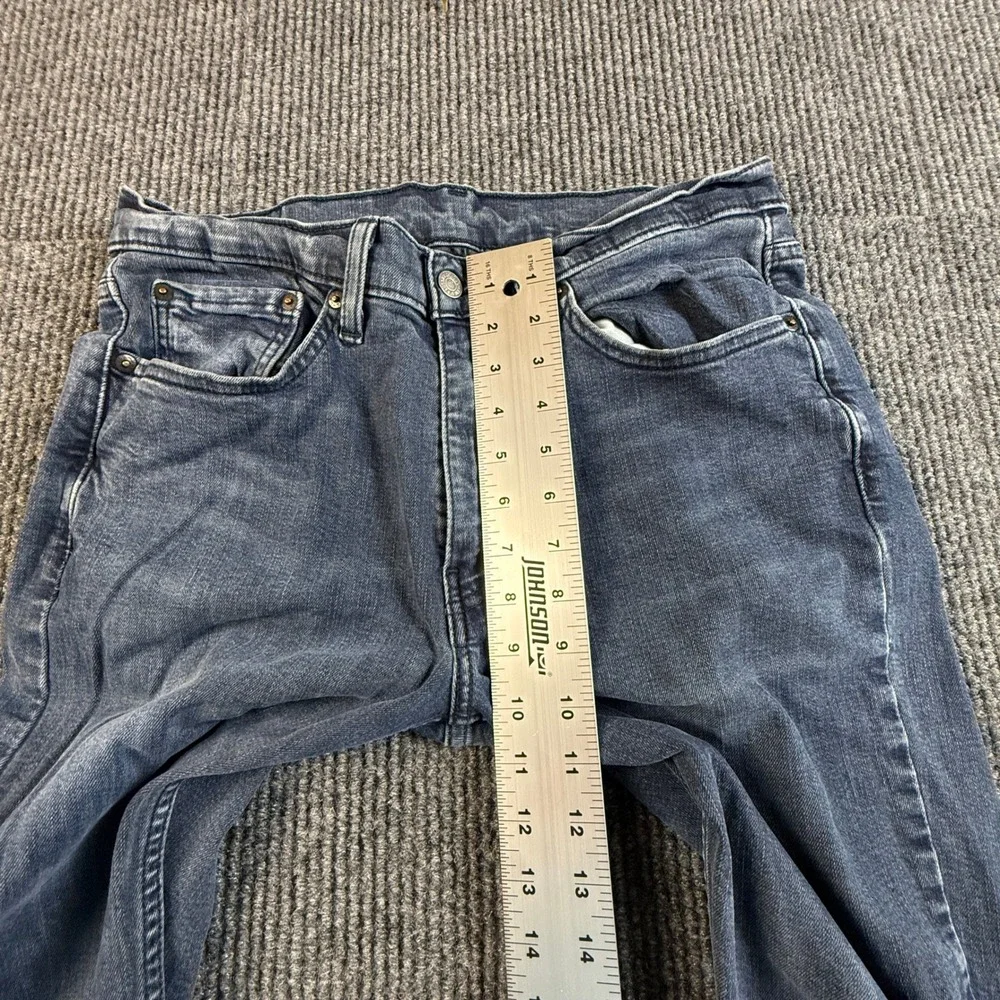 Levis 514 Straight Fit Mens 34x30 Jeans Dark Wash Blue Denin